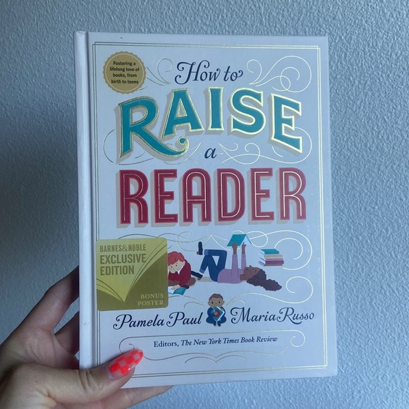 How to Raise a Reader hardcover book Barnes & Noble exclusive edition w/ poster - Picture 2 of 12